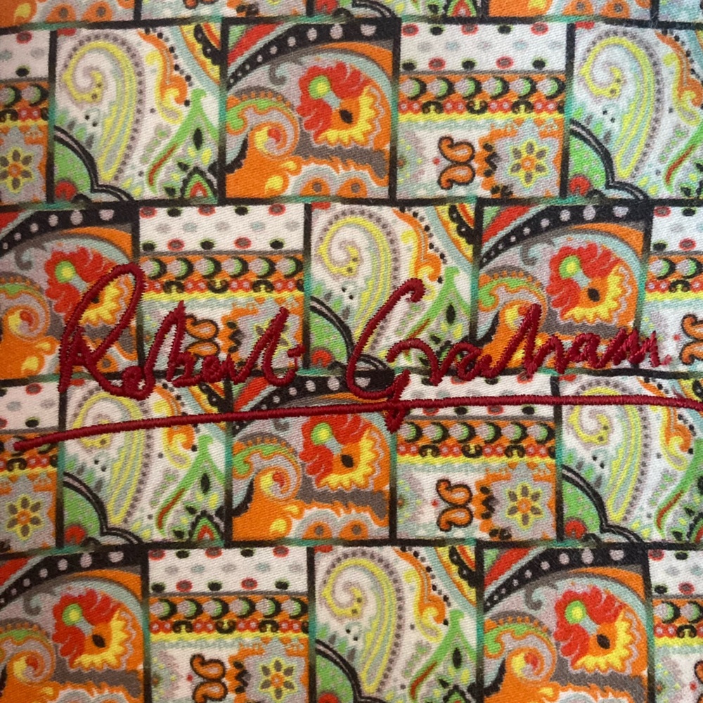 Robert Graham SZ XL Vibrant Striped Button Down Designer shirt 100%Cotton - Picture 3 of 11